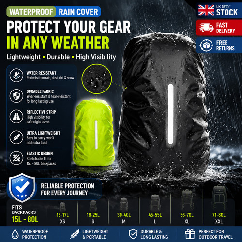 Rain cover for backpack school - rain,