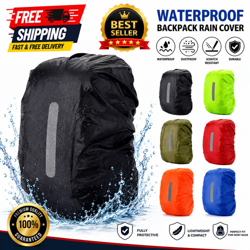 Waterproof backpack rain cover - waterproof,